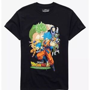 Dragon Ball Super Broly Group Poster T-Shirt graphic tee movie oversized